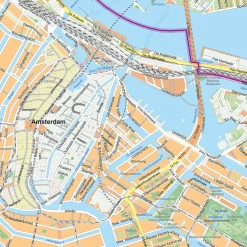 Stadsdeelkaart Amsterdam Centrum 2062