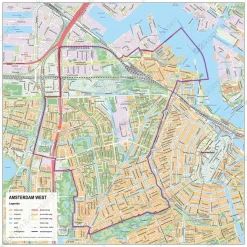 Stadsdeelkaart Amsterdam West 2066