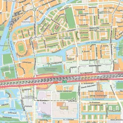 Stadsdeelkaart Amsterdam Zuid 2069
