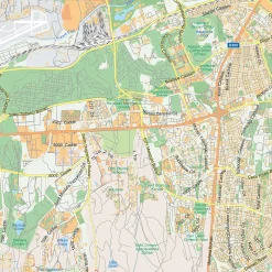 Stadsplattegrond Ankara Straatnamenkaart 1914