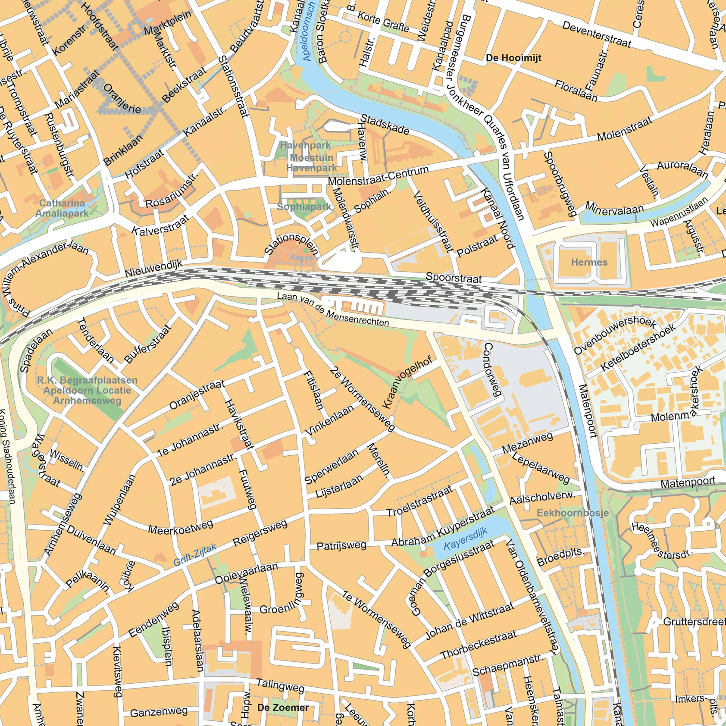 Stadsplattegrond Apeldoorn Gedetailleerde Kaart 1847