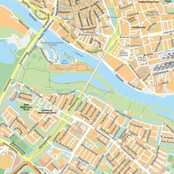 Stadsplattegrond Arnhem Gedetailleerde Kaart 392