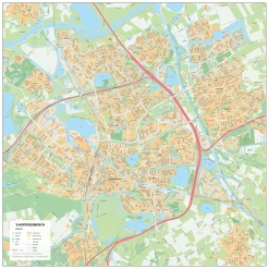 Stadsplattegrond Den Bosch Gedetailleerde Kaart 394