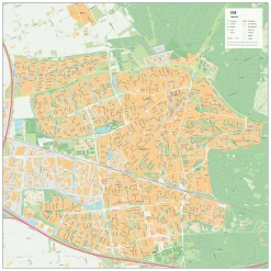 Stadsplattegrond Ede Gedetailleerde Kaart 1850