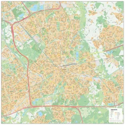 Stadsplattegrond Eindhoven Gedetailleerde Kaart 396
