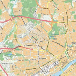 Stadsplattegrond Frankfurt am Main 1922