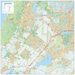 Stadsplattegrond Haarlemmermeer 1854