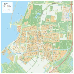 Stadsplattegrond Lelystad Gedetailleerde Kaart 1274