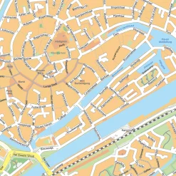 Stadsplattegrond Middelburg Gedetailleerde Kaart 402