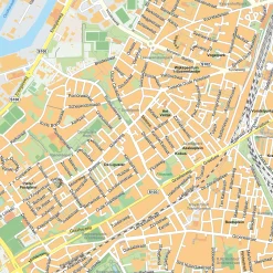 Stadsplattegrond Nijmegen Gedetailleerde Kaart 403