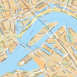 Stadsplattegrond Rotterdam Gedetailleerde Kaart 404