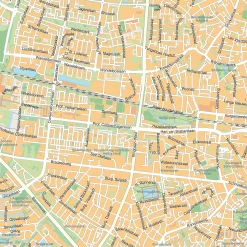 Stadsplattegrond Tilburg Gedetailleerde Kaart 405