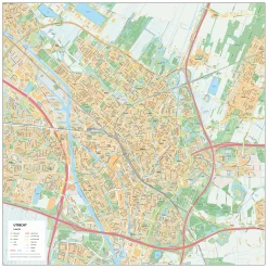 Stadsplattegrond Tilburg Gedetailleerde Kaart 405