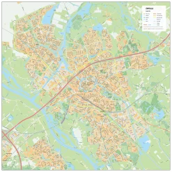 Stadsplattegrond Zwolle Gedetailleerde Kaart 407