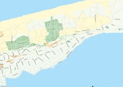 Terschelling kaart 1745