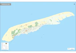 Terschelling kaart 1745