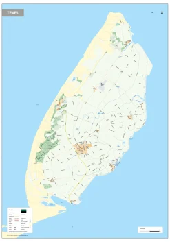 Texel kaart 1743