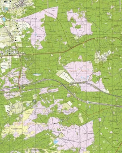 Topografische Kaart 33A Hoog Soeren