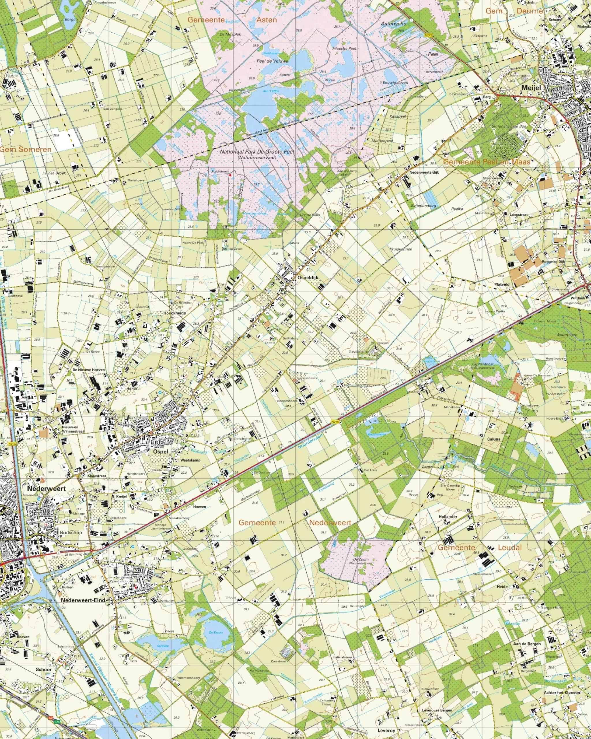 Topografische Kaart 58A Nederweert