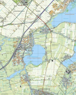 Topografische Kaart 31A Roelofarendsveen