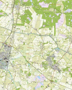 Topografische Kaart 17B Beilen