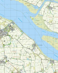 Topografische Kaart 43B Middelharnis