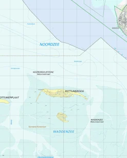Topografische Kaart 3b Rottumeroog