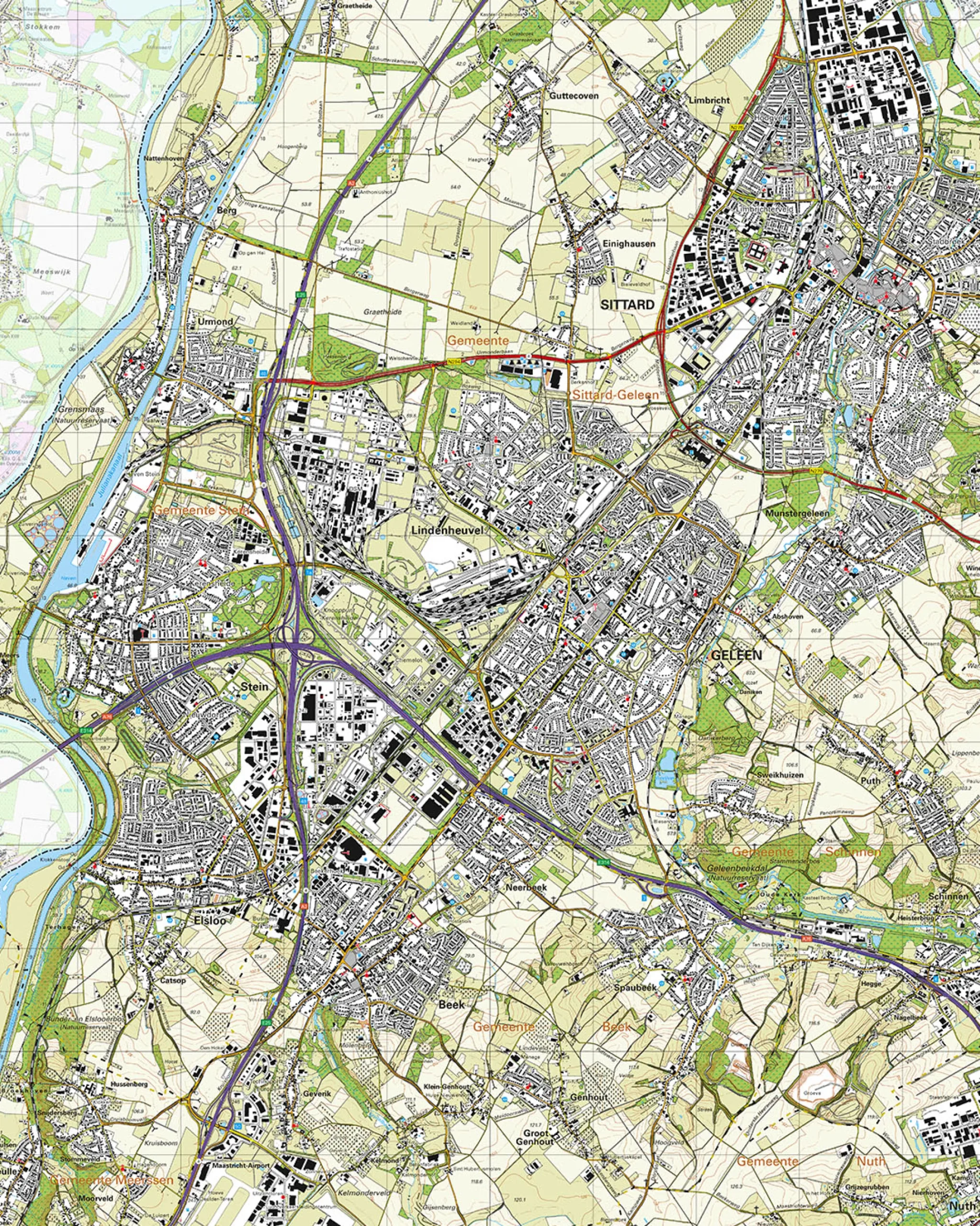 Topografische Kaart 60C Geleen