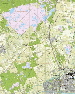 Topografische Kaart 17C Hoogeveen