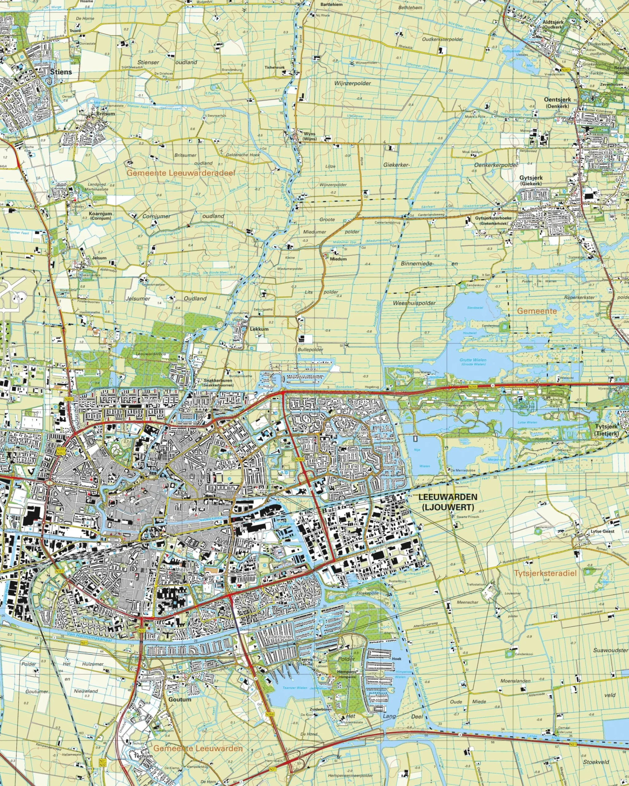 Topografische Kaart 6C Leeuwarden