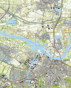 Topografische Kaart 40C Nijmegen