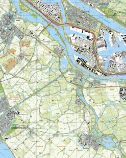 Topografische Kaart 37D Brielle