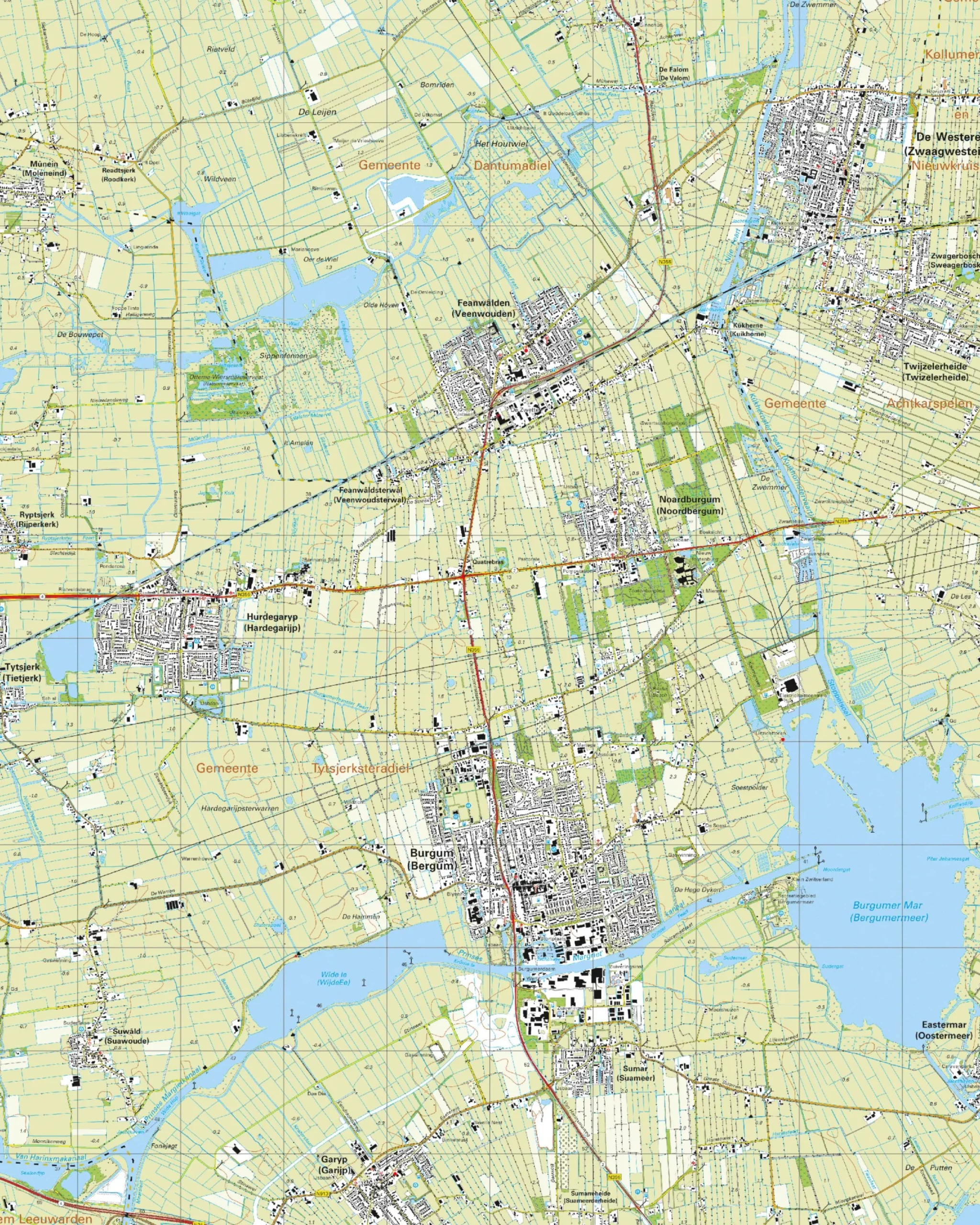 Topografische Kaart 6D Burgum