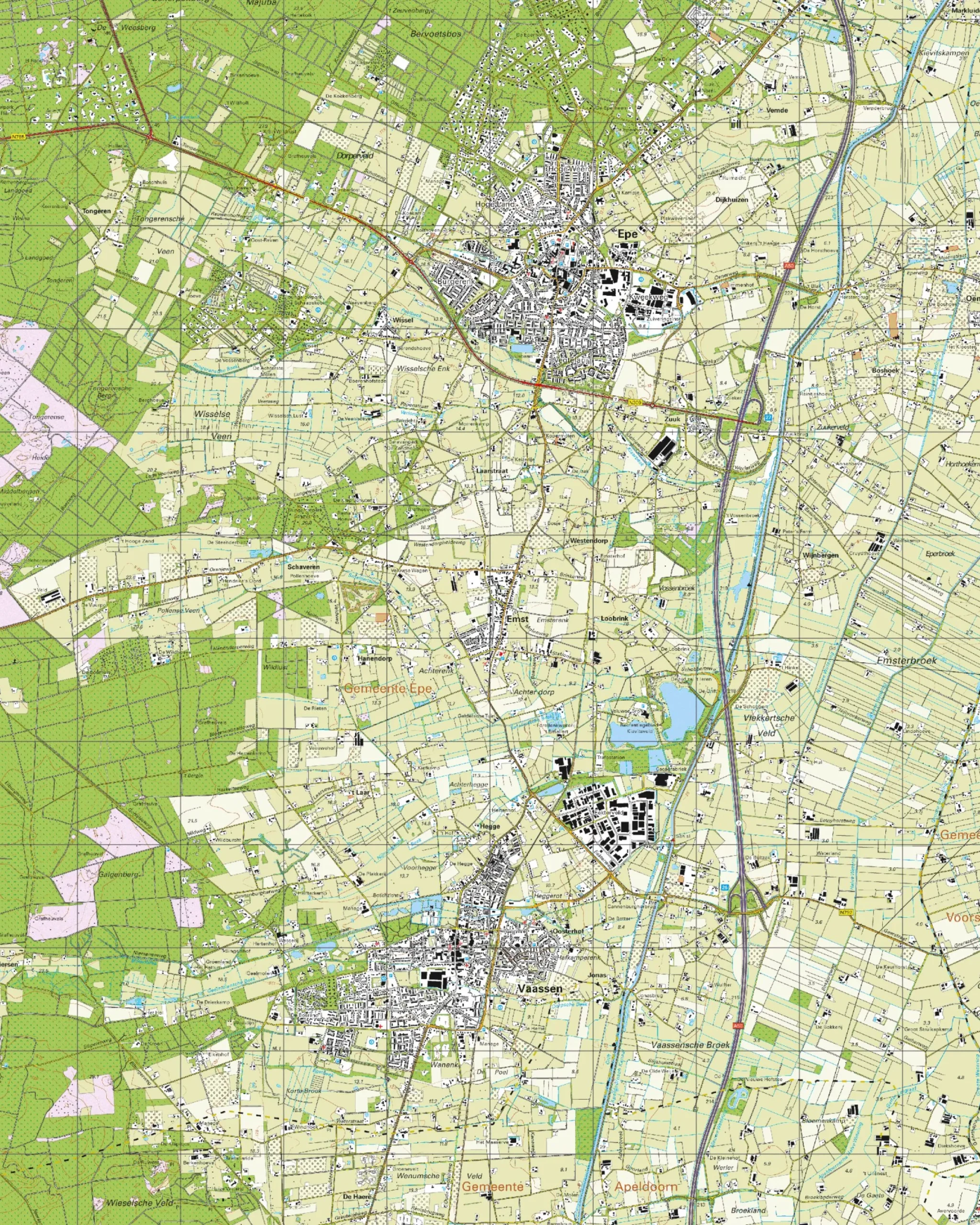 Topografische Kaart 27D Epe