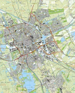 Topografische Kaart 7D Groningen