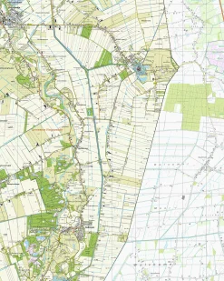Topografische Kaart 13D Vlagtwedde