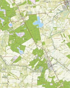 Topografische Kaart 17E Schoonoord