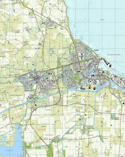 Topografische Kaart 7F Delfzijl