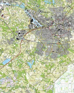 Topografische Kaart 34F Enschede