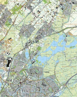 Topografische Kaart 30F Leiden