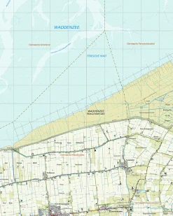 Topografische Kaart 5F Oudebildtzijl
