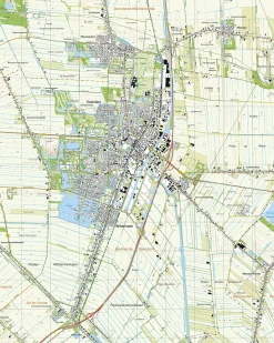 Topografische Kaart 12F Veendam