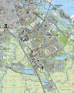 Topografische Kaart 25G Amsterdam
