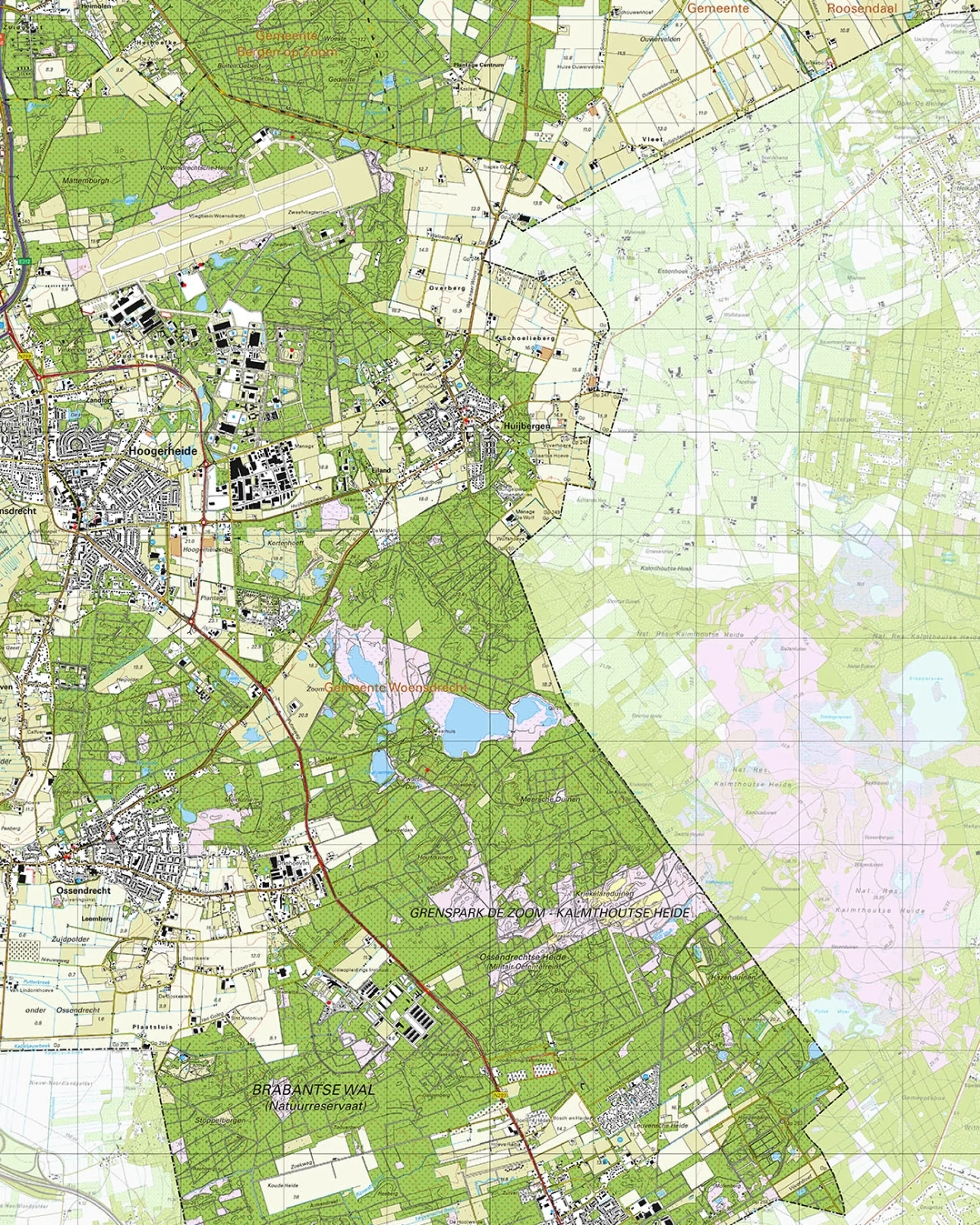 Topografische Kaart 49G Hoogerheide