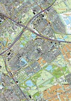 Topografische Kaart Groot Den Haag 1761