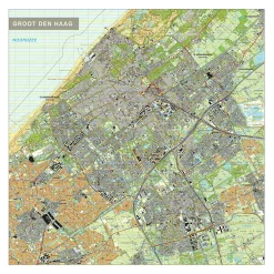 Topografische Kaart Groot Den Haag 1761