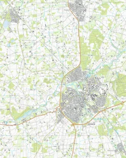 Topografische Kaart 41H Borken