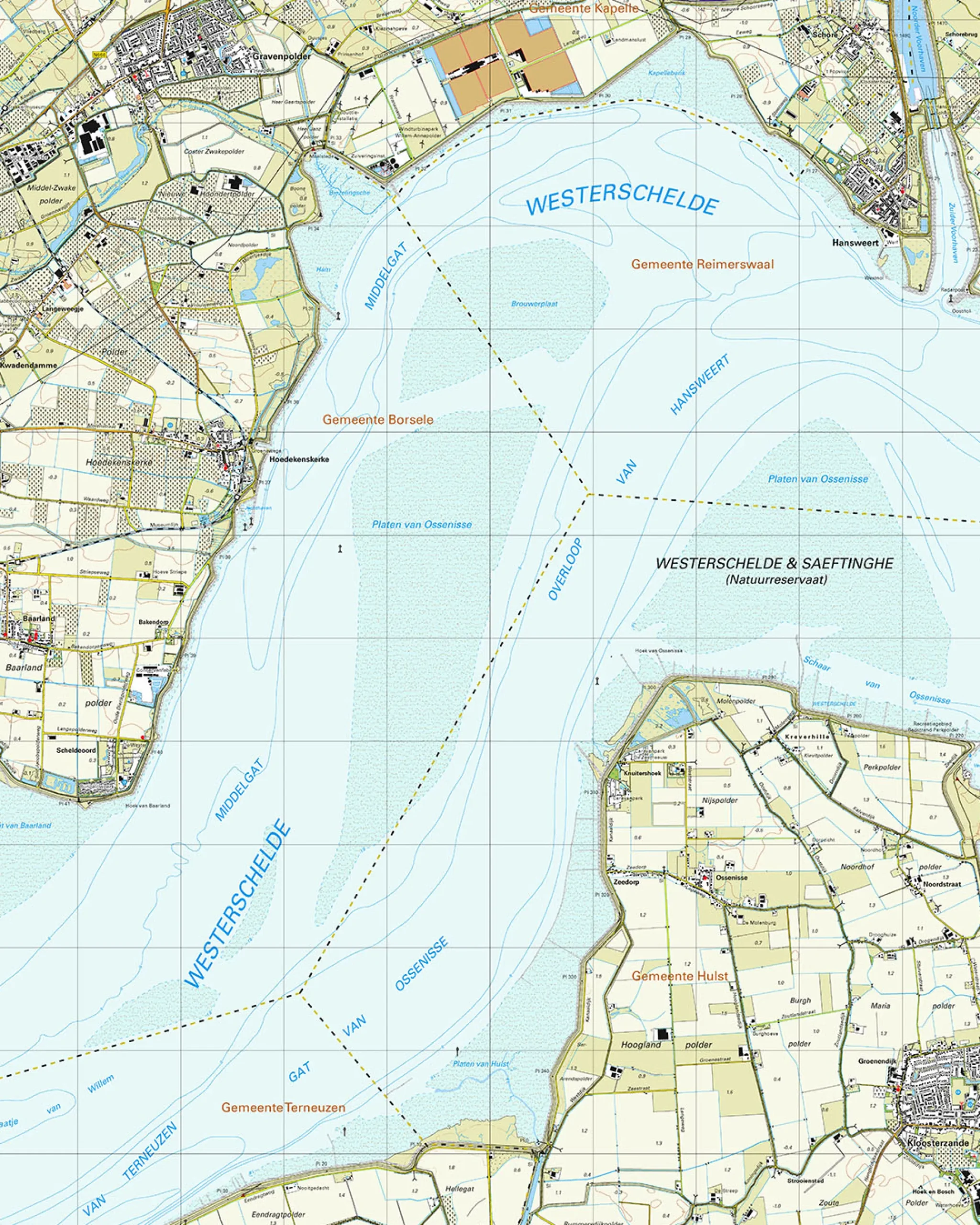 Topografische Kaart 48H ‘s-Gravenpolder