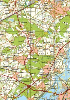 Topografische kaart Limburg 1:100.000 – 1481