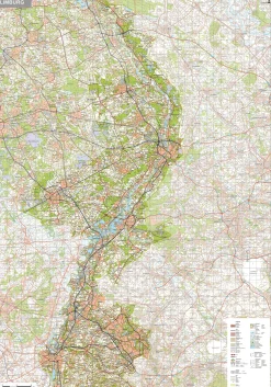 Topografische kaart Limburg 1:100.000 – 1481